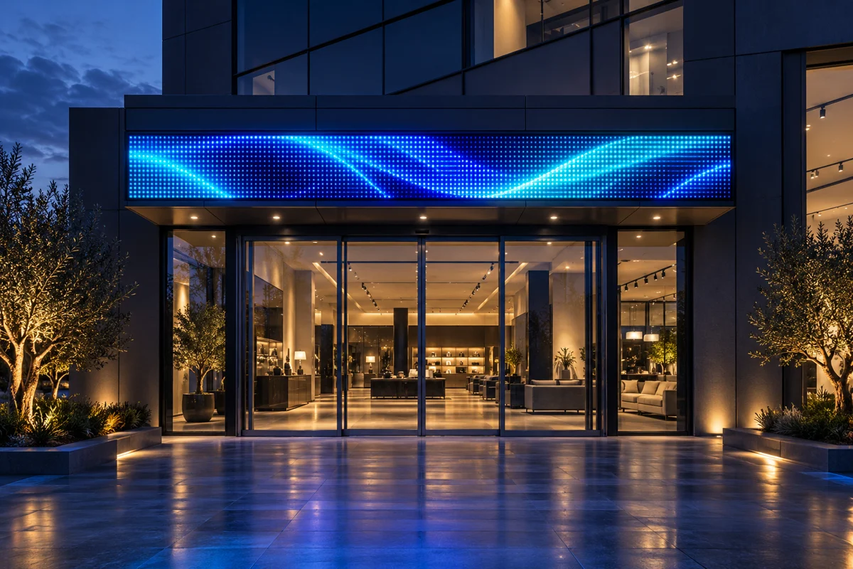 RGB kayan yazı LED ekran