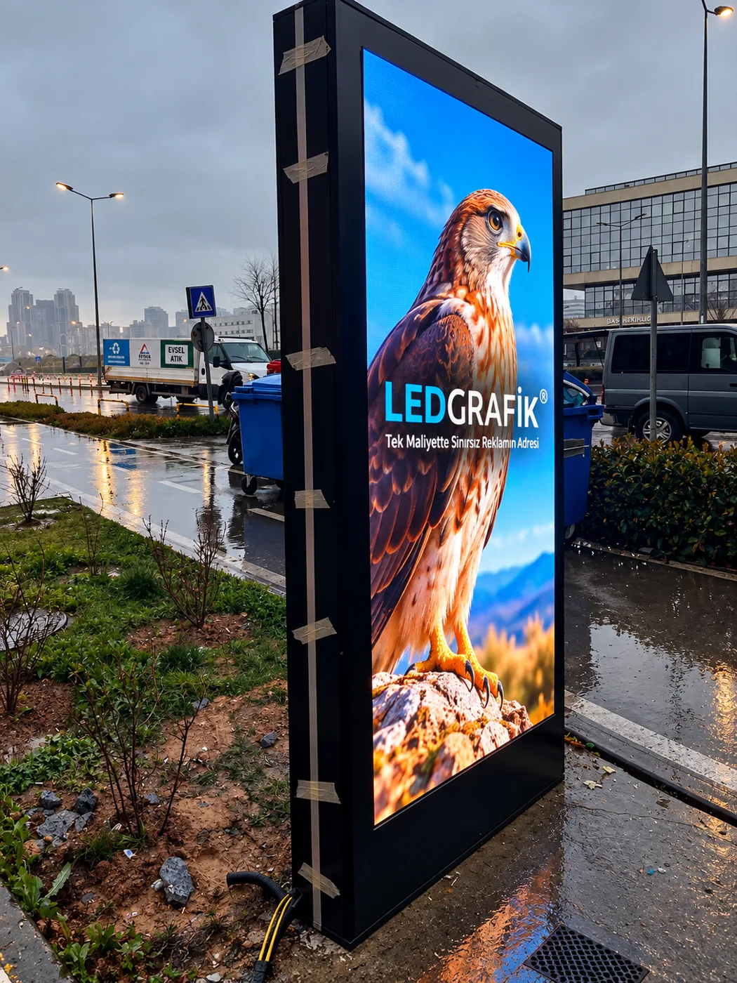 P2 SMD Dış Mekan Poster LED Ekran